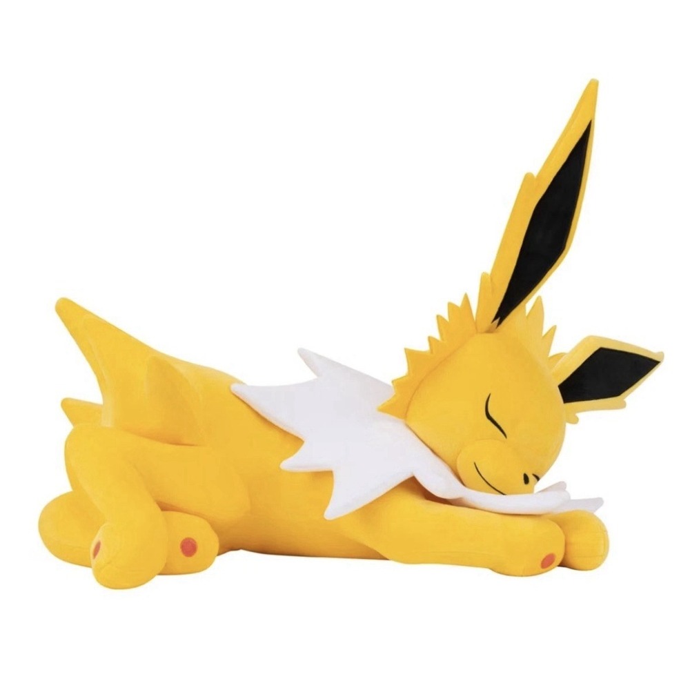 Jazwares Pokémon Jolteon Sleeping Plush Stuffed Animal 18" Limited Edition